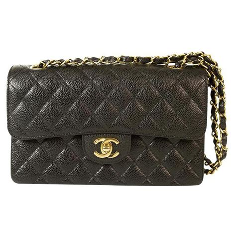 chanel black caviar small classic flap|The Always Timeless Chanel Classic Flap Bag .